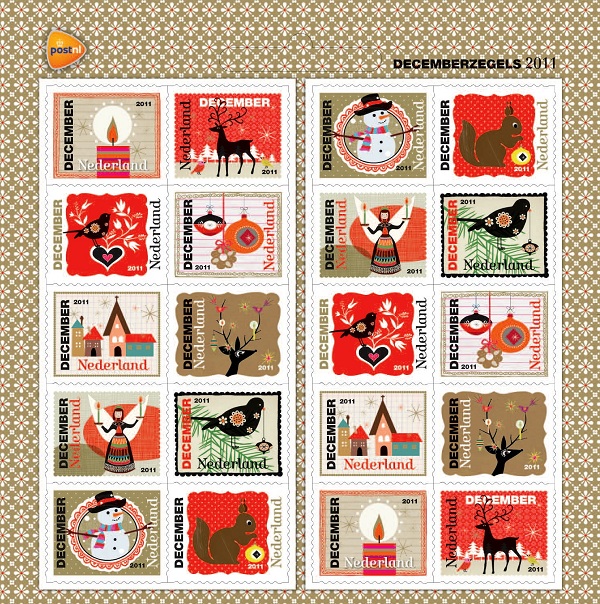december stamps