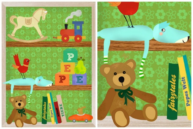 kiddie shelf print