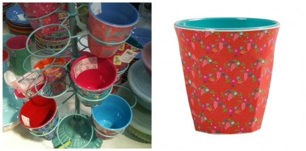 rice cup holder and melamine cups