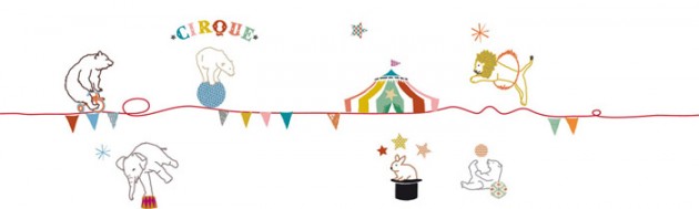 mimi lou kids wall sticker wall border circus