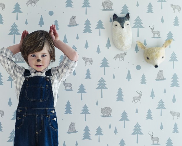 hibou home into the wild kids wallpaper