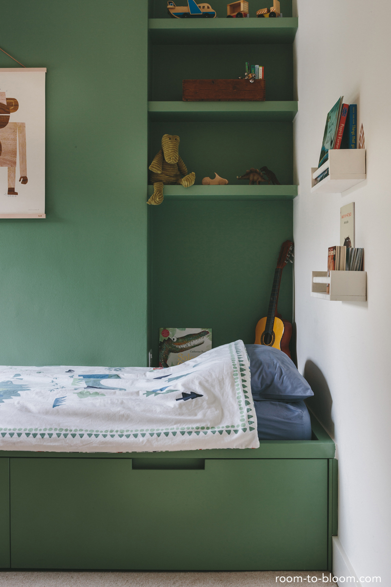 childrens interior design bespoke built-in bed joinery
