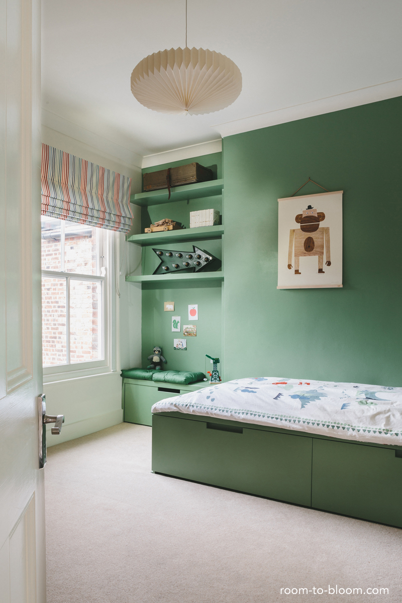 Childrens Interior Design Green Boys Bedroom 