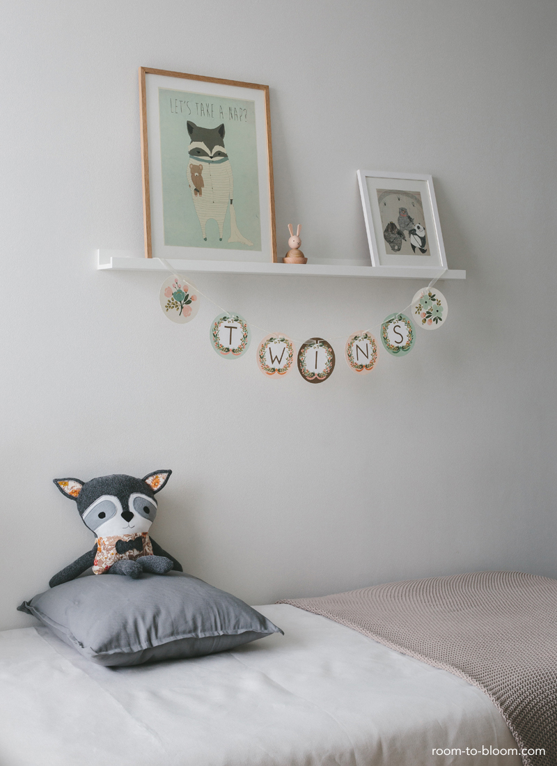 ideas dormitorio infantil decoración neutra