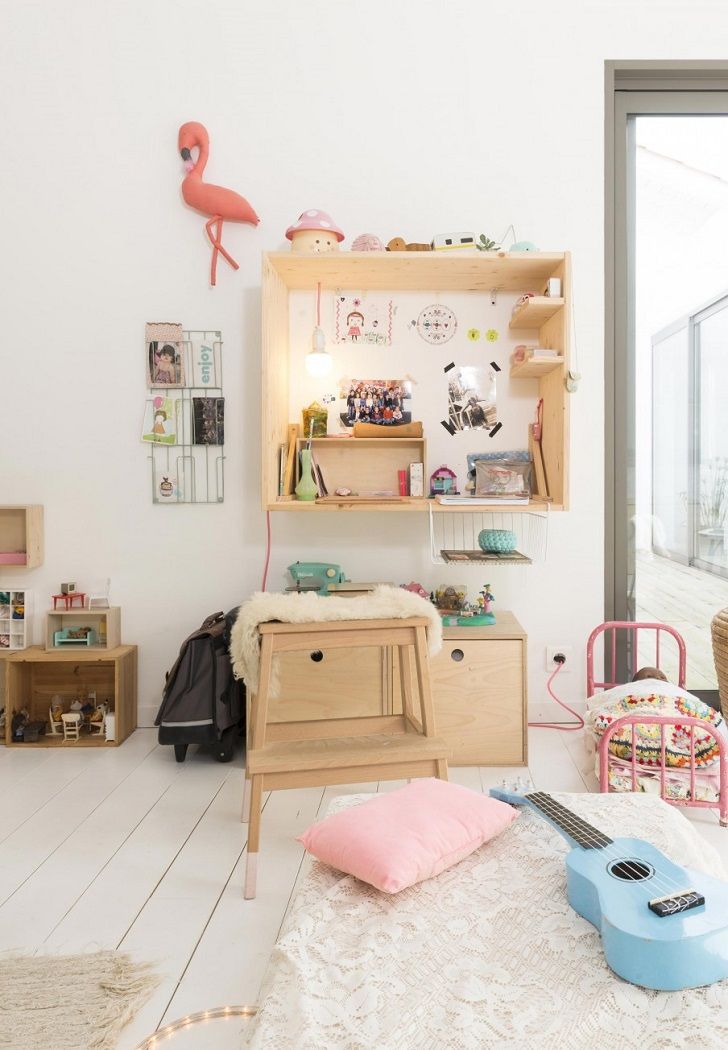 birch plywood and pine in kids rooms Room to Bloom