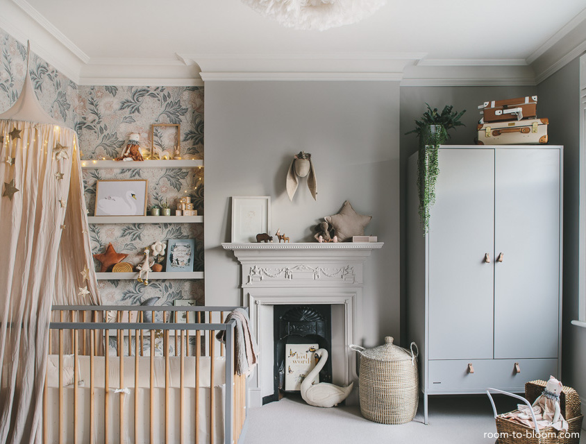 Prachtige romantische babykamer